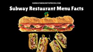 Subway Restaurant Menu Healthy Fast Food Options