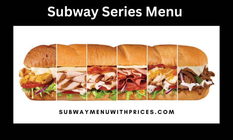 Subway Series Menu 2025
